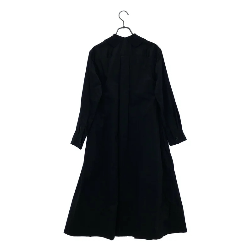 MARGARET HOWELL / マーガレットハウエル | 2023AW | WASHED COTTON SATIN コットン シルク シャツワンピース | 1 | レディース
