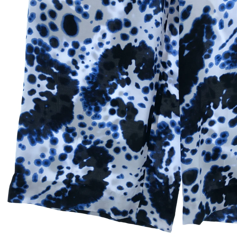 DRIES VAN NOTEN / ドリスヴァンノッテン | 総柄ワイドパンツ | 34 | レディース