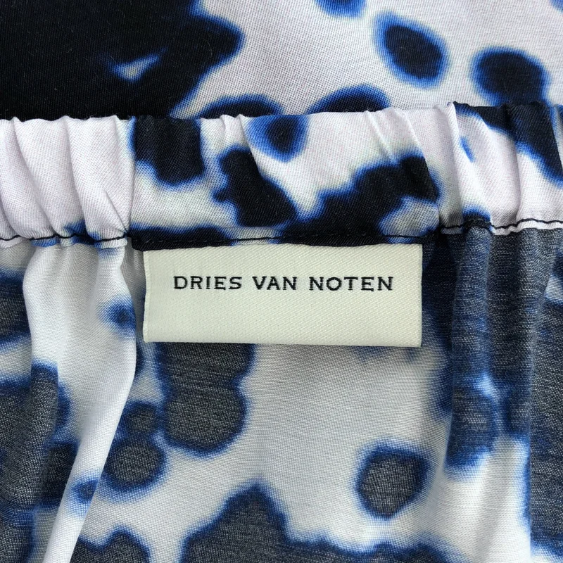DRIES VAN NOTEN / ドリスヴァンノッテン | 総柄ワイドパンツ | 34 | レディース