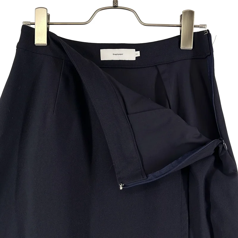 Graphpaper / グラフペーパー | Meryl Nyron Strech Skirt / メリル ナイロン ラップ スカート | 00 | レディース