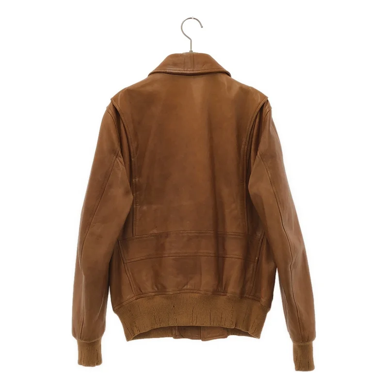 Maison Martin Margiela / メゾンマルタンマルジェラ | 2013SS | ラムレザー ダメージ加工 A-2 フライトジャケット | 44 | メンズ