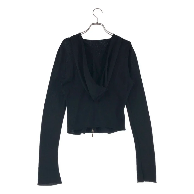 FOXEY BOUTIQUE / フォクシーブティック | シルク混 フーデッド ニット ジャケット | 38 | レディース