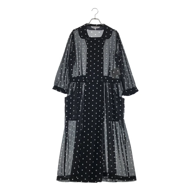 COMME des GARCONS COMME des GARCONS / コムコム | 2020SS | ドット ラウンドカラー シアーシャツワンピース | M | レディース