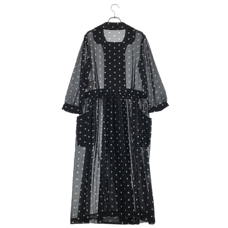 COMME des GARCONS COMME des GARCONS / コムコム | 2020SS | ドット ラウンドカラー シアーシャツワンピース | M | レディース