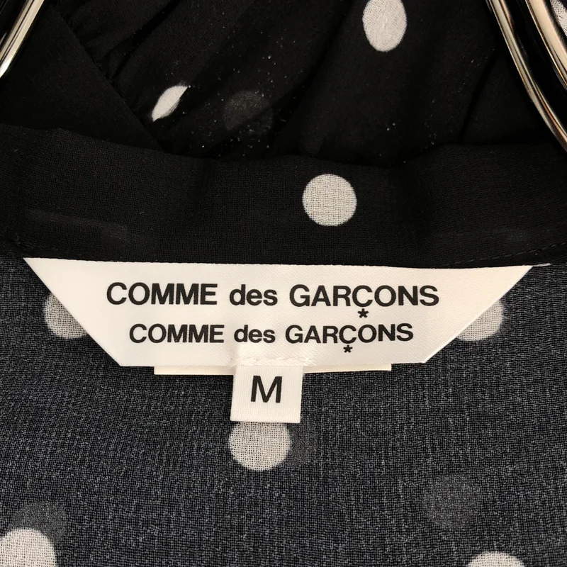 COMME des GARCONS COMME des GARCONS / コムコム | 2020SS | ドット ラウンドカラー シアーシャツワンピース | M | レディース