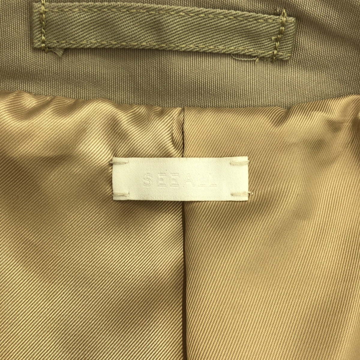 SEEALL / シーオール | RECONSTRUCTED TIELOCKEN COAT コットン 再構築