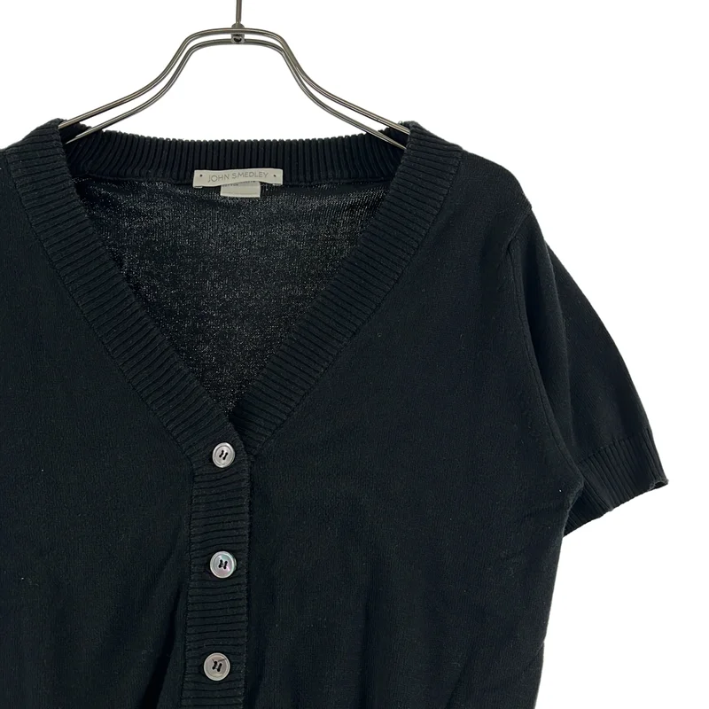 JOHN SMEDLEY / ジョンスメドレー | コットン ニット カーディガン | S