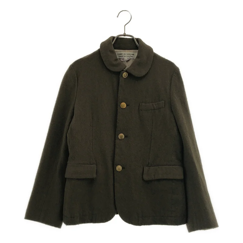 COMME des GARCONS COMME des GARCONS / コムコム | 2014AW | ウール 金ボタン ラウンドカラージャケット | M | レディース
