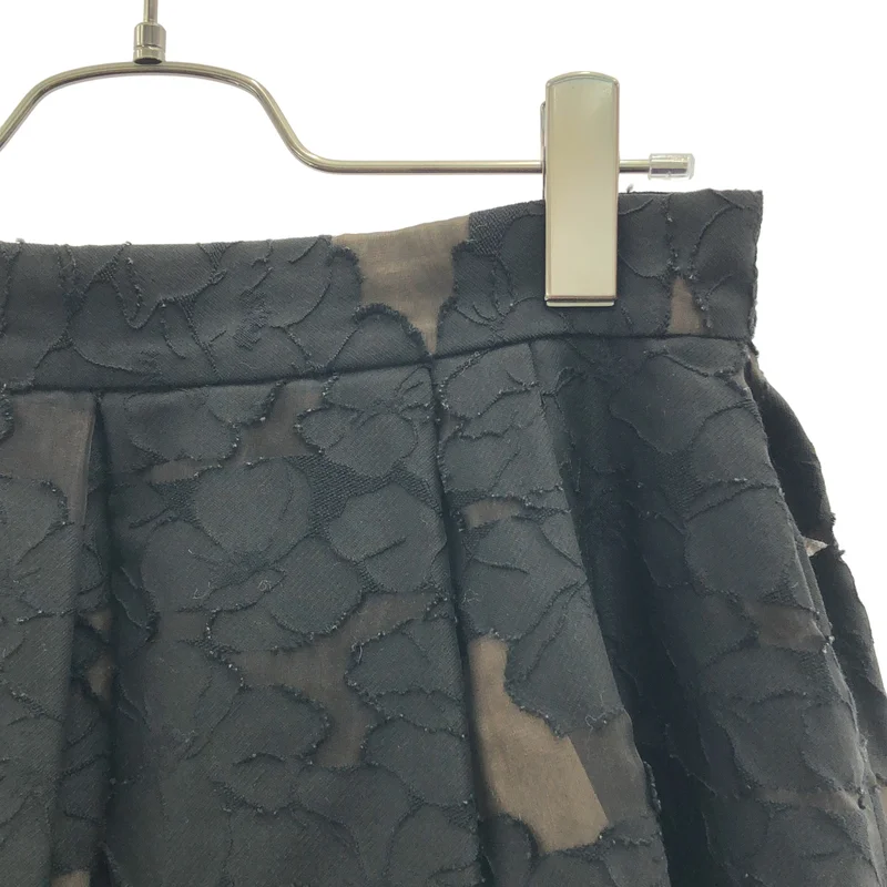 FOXEY / フォクシー | レース タック ロングスカート | 40 | レディース