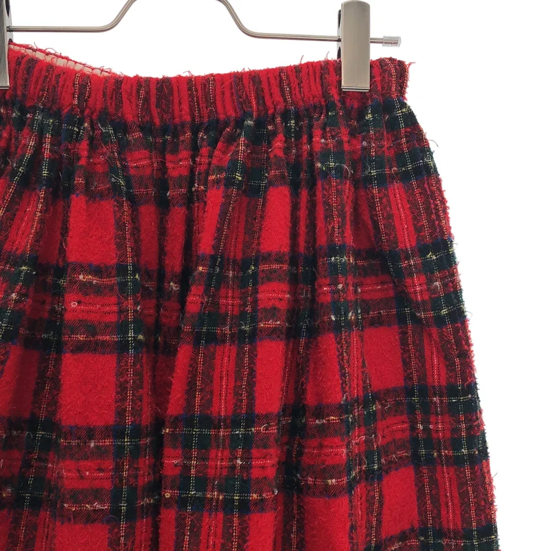 tricot COMME des GARCONS / トリココムデギャルソン | 2018AW | ウール タータンチェック スカート |