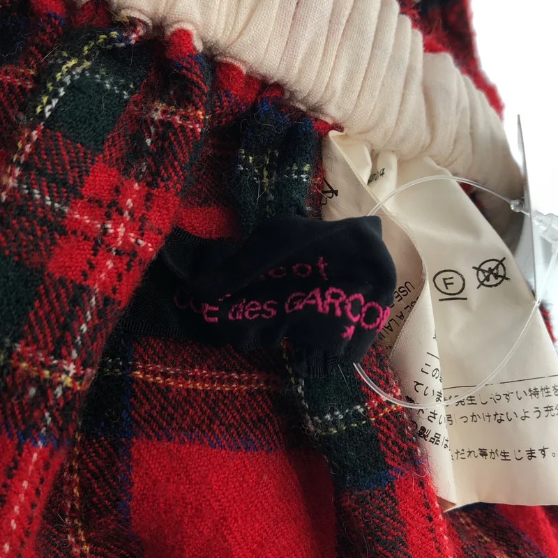 tricot COMME des GARCONS / トリココムデギャルソン | 2018AW | ウール タータンチェック スカート |