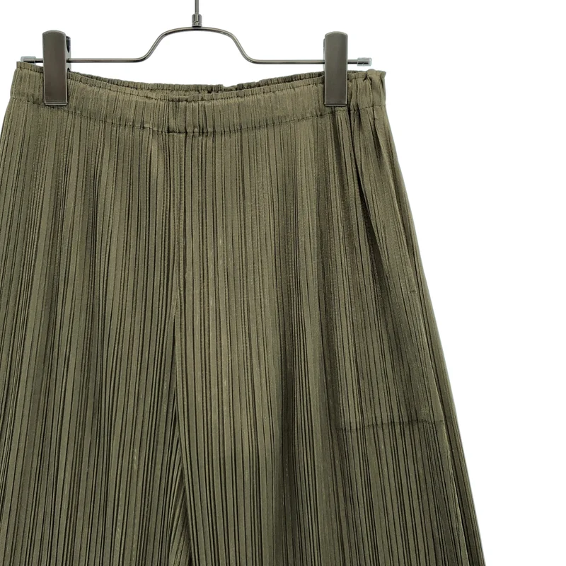 PLEATS PLEASE ISSEY MIYAKE / プリーツプリーズイッセイミヤケ | プリーツ フリンジ イージー ワイドパンツ | 4 | レディース