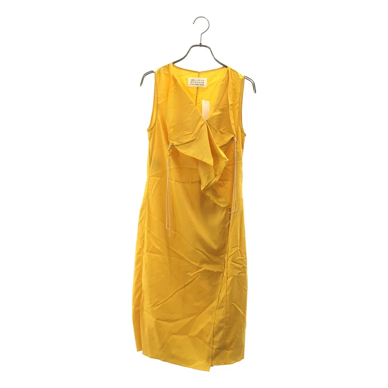 Maison Martin Margiela / メゾンマルタンマルジェラ | 2010SS | ここのえ / Vネック ノースリーブ ワンピース | 38 | レディース