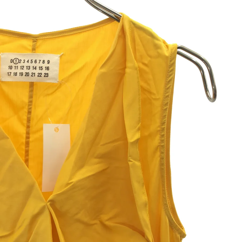 Maison Martin Margiela / メゾンマルタンマルジェラ | 2010SS | ここのえ / Vネック ノースリーブ ワンピース | 38 | レディース