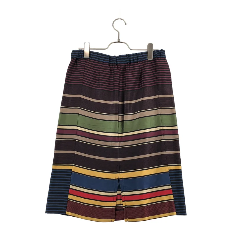 DRIES VAN NOTEN / ドリスヴァンノッテン | マルチボーダー イージースカート | 34 | レディース