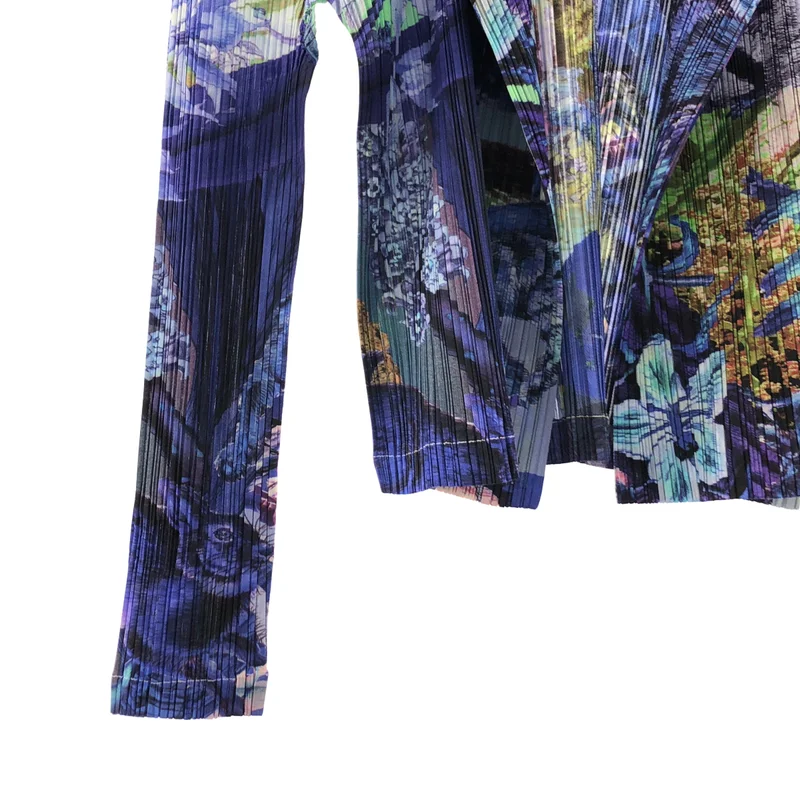 PLEATS PLEASE ISSEY MIYAKE / プリーツプリーズイッセイミヤケ | 2023AW | AURORA JUNGLE プリーツカーディガン | 3 | レディース