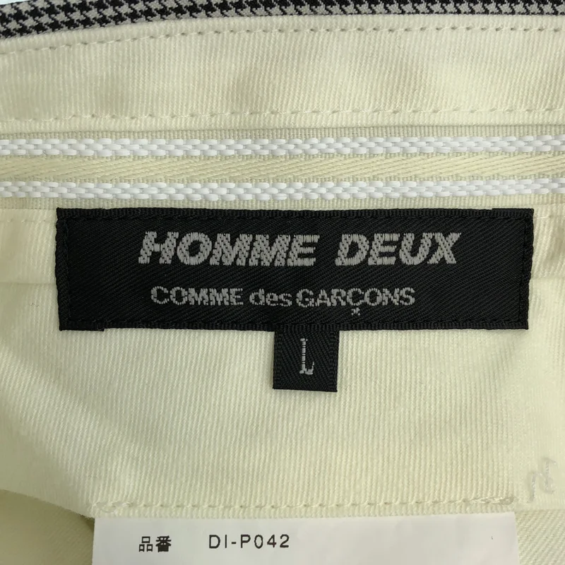 COMME des GARCONS HOMME DEUX / コムデギャルソンオムドゥ | 千鳥格子 パンツ DI-P042 | L | メンズ