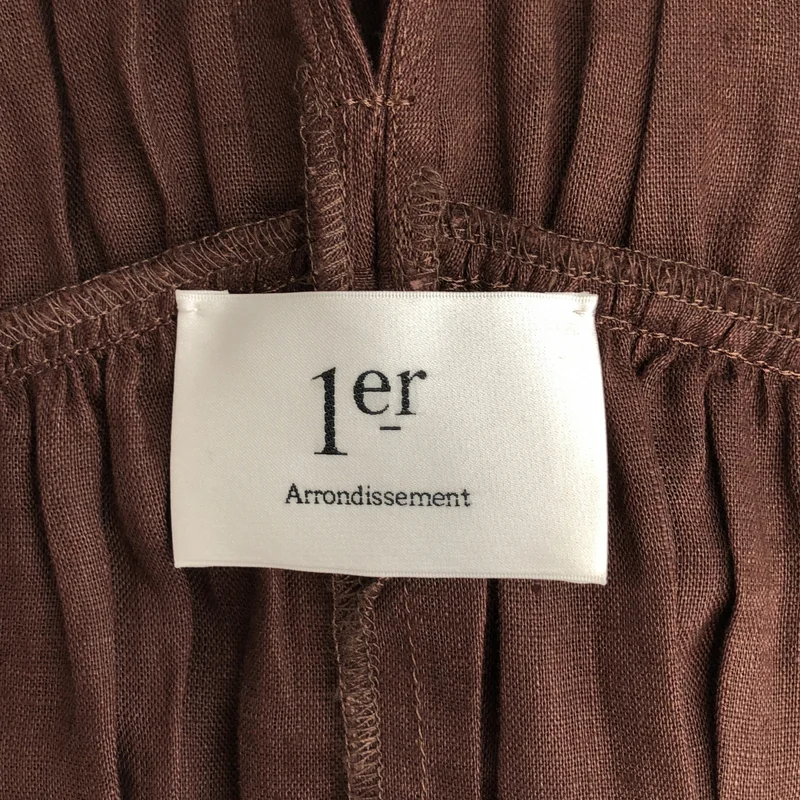 1er Arrondissement / プルミエアロンディスモン | 2025SS | 60リネン サマードレス ノースリーブワンピース | 36 | レディース