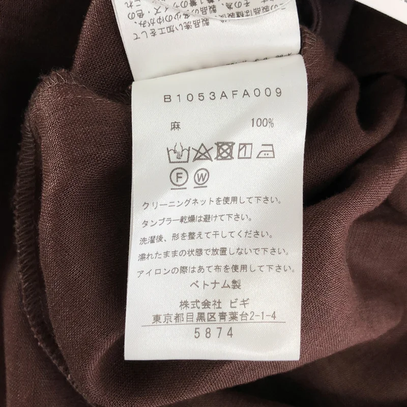 1er Arrondissement / プルミエアロンディスモン | 2025SS | 60リネン サマードレス ノースリーブワンピース | 36 | レディース