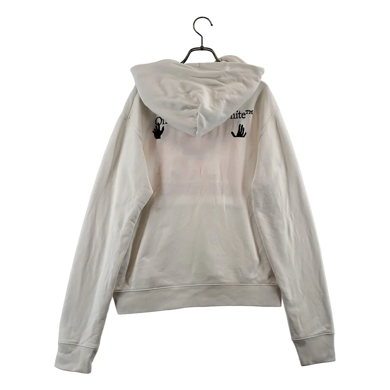 Off-White / オフホワイト | コットン プリント プルオーバー パーカー | M | メンズ
