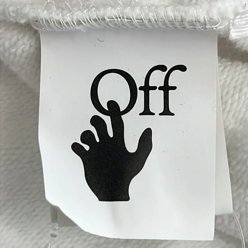 Off-White / オフホワイト | コットン プリント プルオーバー パーカー | M | メンズ