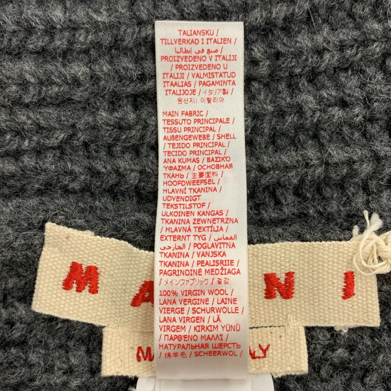 MARNI / マルニ | シェットランドウール ビーニー ニットキャップ | L | その他