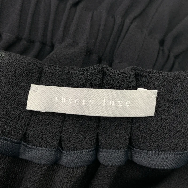 theory luxe / セオリーリュクス | トリアセテート ギャザー ボリューム ドレス ワンピース | S32 | レディース