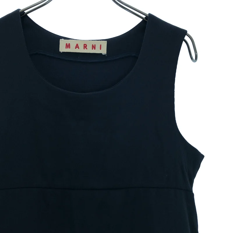 MARNI / マルニ | ウール混 ノースリーブワンピース | 36 | レディース