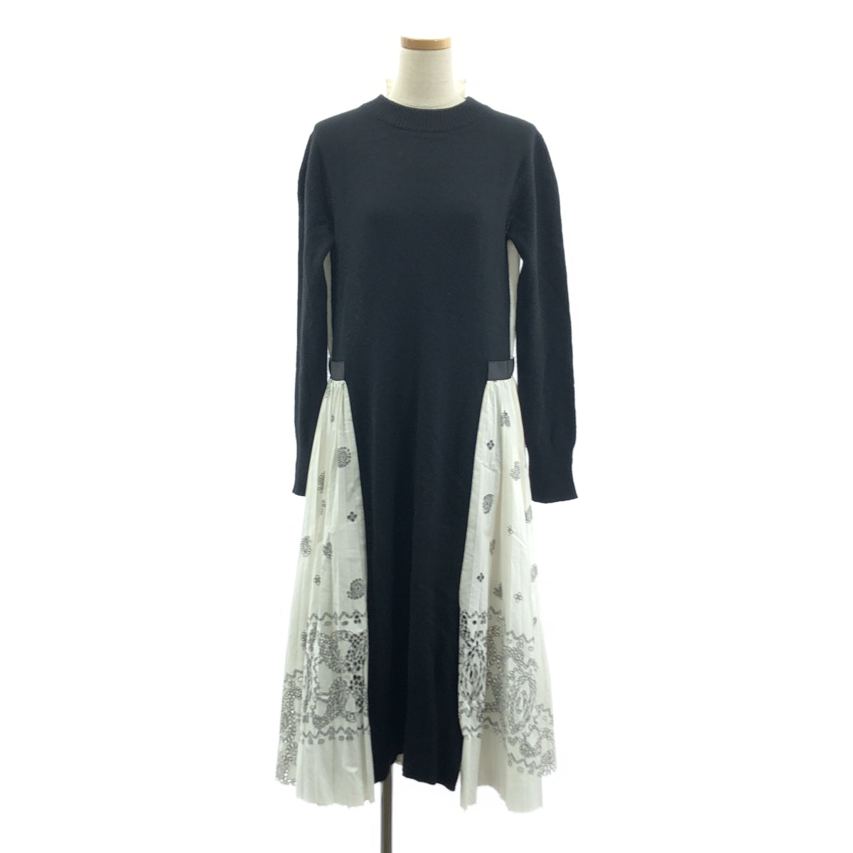 新品、未使用、SACAI レース ドッキング シャツ sacai - 【未使用に近い美品】☆sacai サカイ☆レース シャツ ブラウス