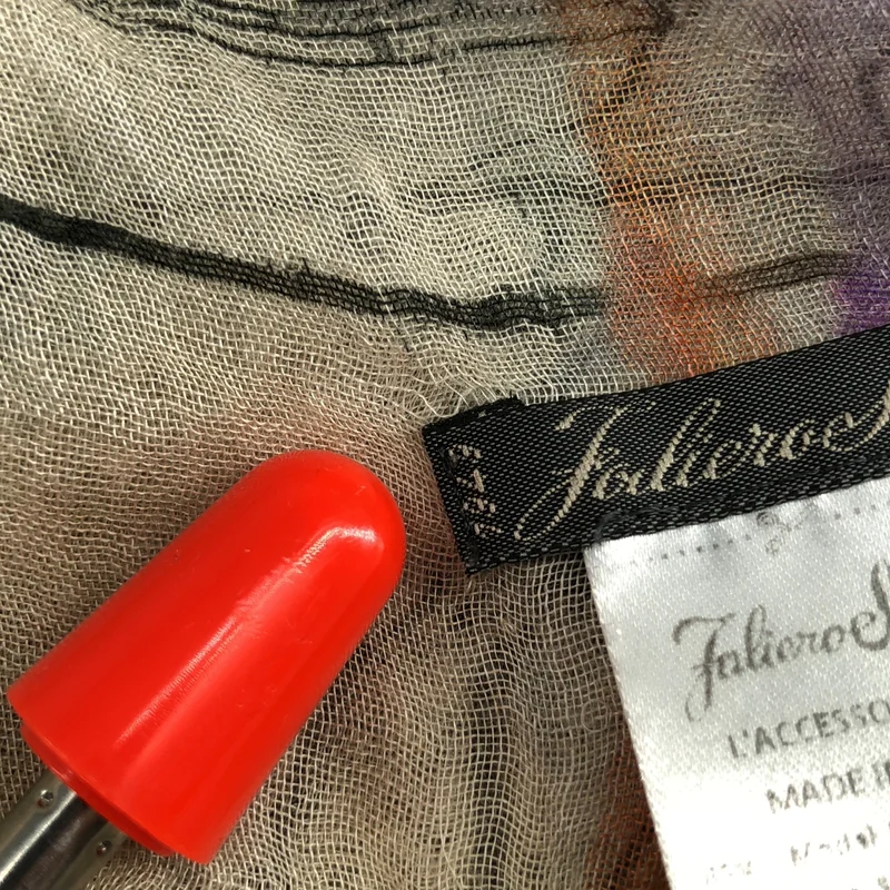 FALIERO SARTI / ファリエロサルティ | レーヨン シルク 地図柄 大判ストール |