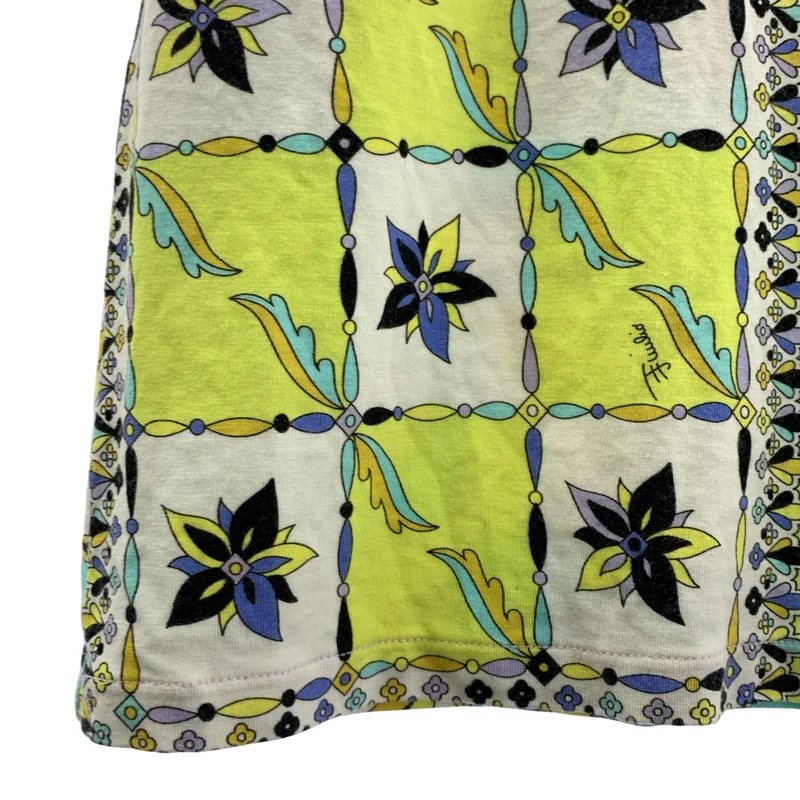 EMILIO PUCCI / エミリオプッチ | レーヨン 総柄 リボン カットソー | M | レディース
