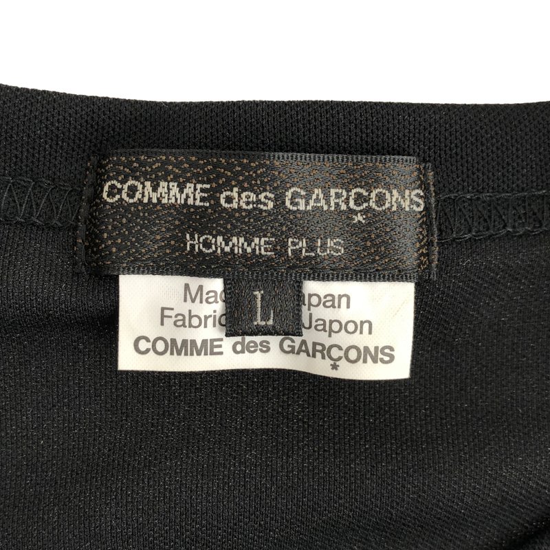 COMME des GARCONS HOMME PLUS / コムデギャルソンオムプリュス | 2025SS | ジップ ロングスリーブTシャツ_長袖 PO-T023 | L | メンズ