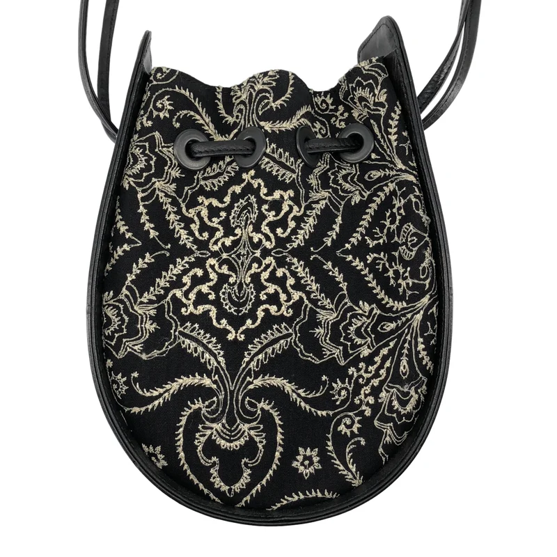 Y's / ワイズヨウジヤマモト | Khadi Embroidered Bag カディコットン 刺しゅう ショルダーバッグ |