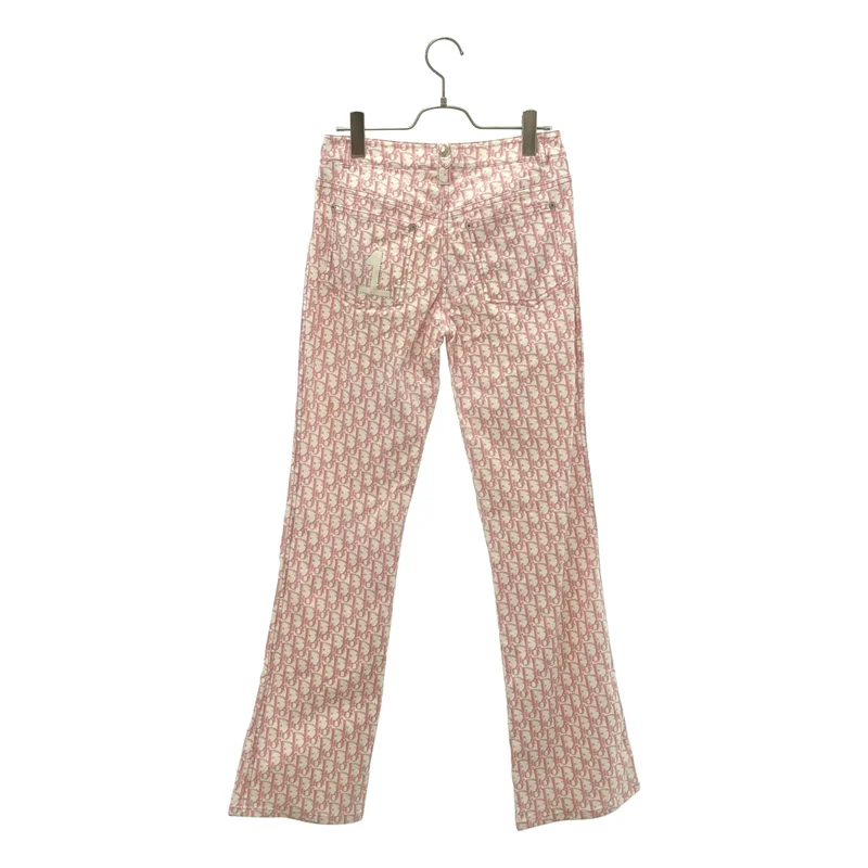 Christian Dior / クリスチャンディオール | トロッターモチーフ フレアパンツ | 6 | レディース