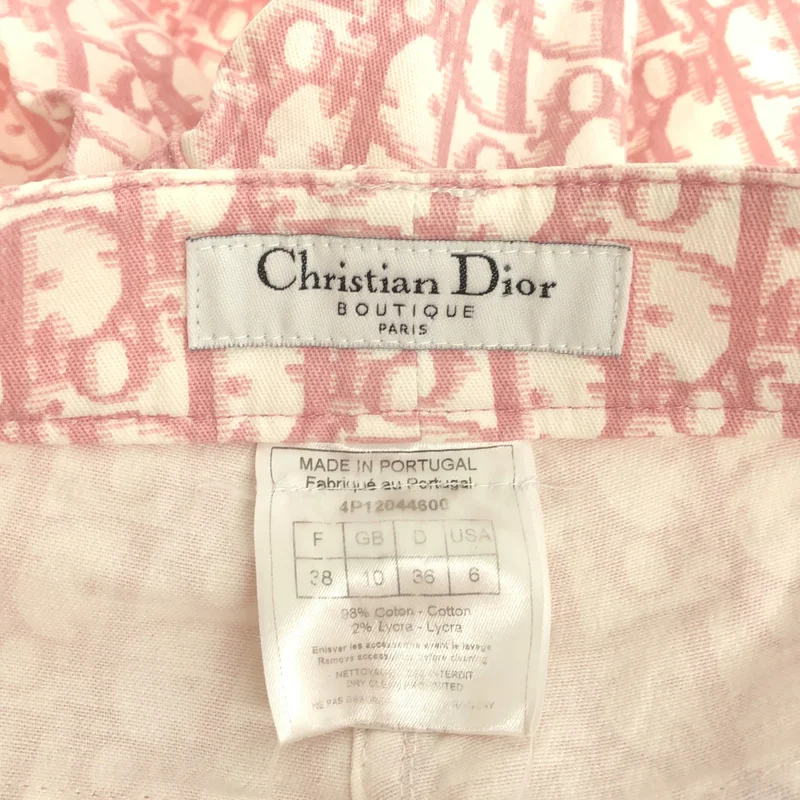 Christian Dior / クリスチャンディオール | トロッターモチーフ フレアパンツ | 6 | レディース