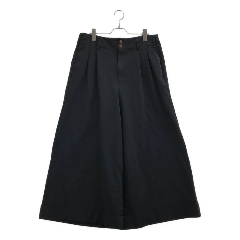 COMME des GARCONS / コムデギャルソン | 2016AW | ポリエステル 製品染め ワイドパンツ | L | レディース