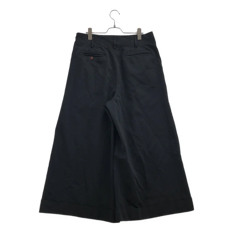 COMME des GARCONS / コムデギャルソン | 2016AW | ポリエステル 製品染め ワイドパンツ | L | レディース