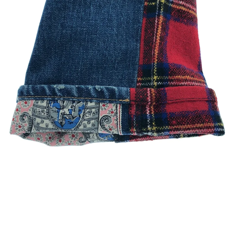 JUNYA WATANABE COMME des GARCONS / ジュンヤワタナベ | 2013AW | 異素材切替 デニムパンツ | XS | メンズ