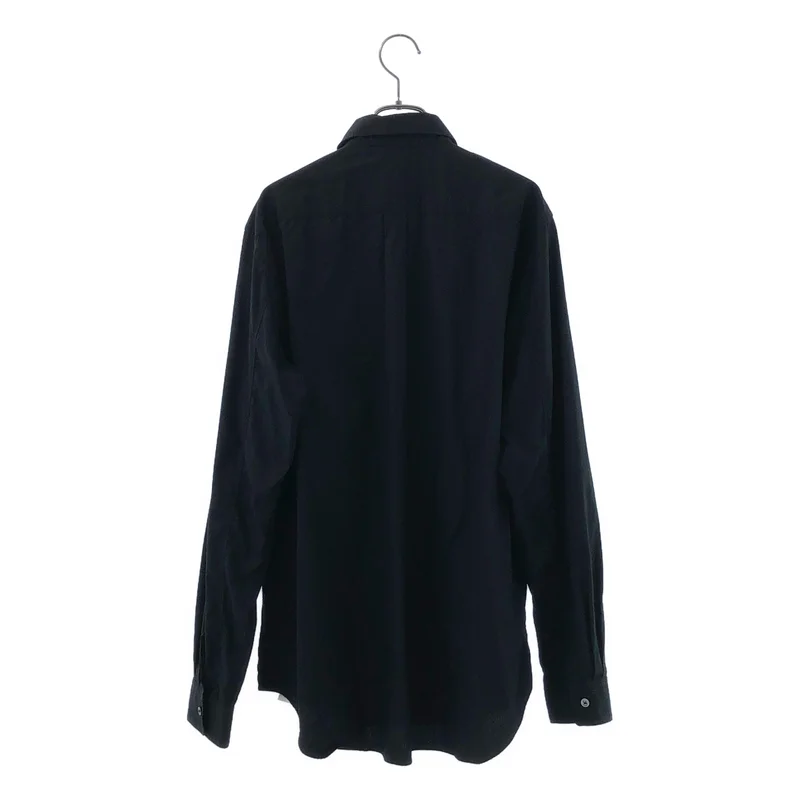 BLACK COMME des GARCONS / ブラックコムデギャルソン | 2019SS | コットン フロントジップ シャツ | XL | メンズ