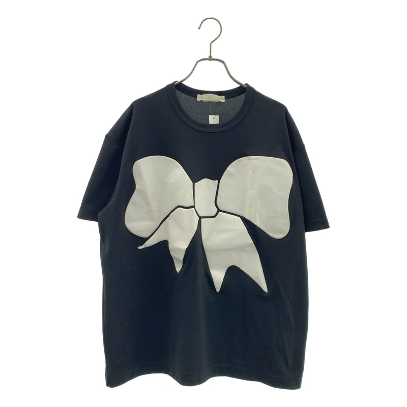 COMME des GARCONS / コムデギャルソン | 2022SS | ポリエステル オーバーシルエット リボン Tシャツ カットソー | M | レディース