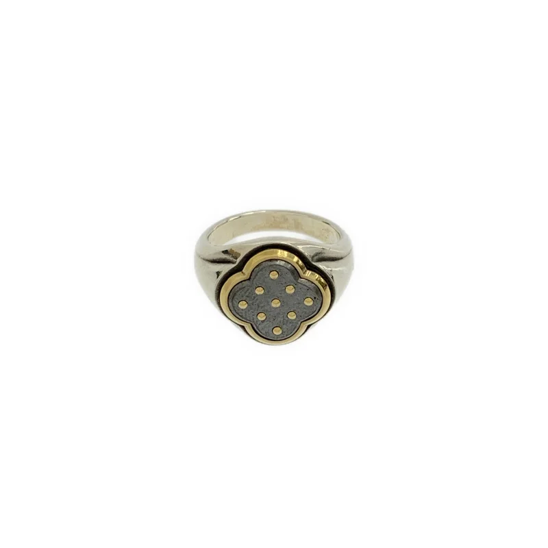 Yes. / イエス | IRON PLATE SIGNET RING リング / K18YG / SV925 |