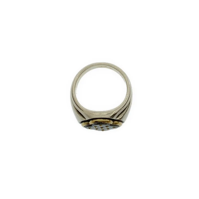 Yes. / イエス | IRON PLATE SIGNET RING リング / K18YG / SV925 |