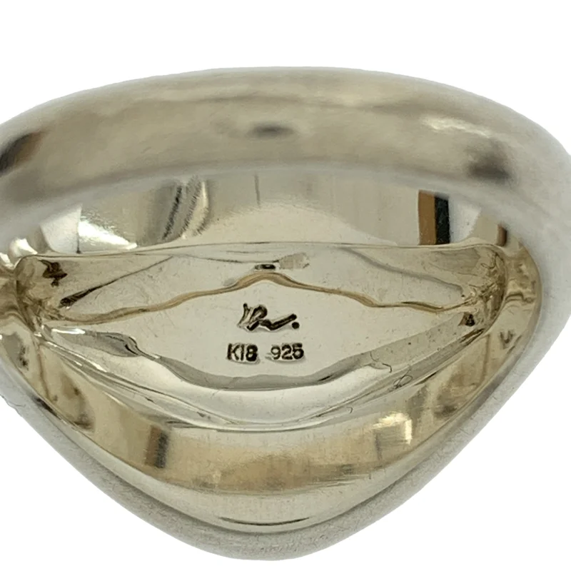 Yes. / イエス | IRON PLATE SIGNET RING リング / K18YG / SV925 |