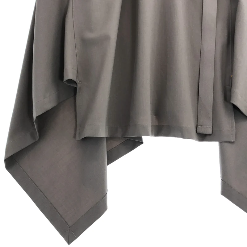 Y-3 / ワイスリー | W CLASSIC REFINED WOOL SKIRT ウール アシンメトリースカート | XS | レディース