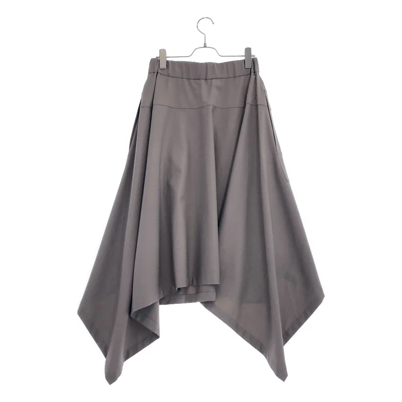 Y-3 / ワイスリー | W CLASSIC REFINED WOOL SKIRT ウール アシンメトリースカート | XS | レディース