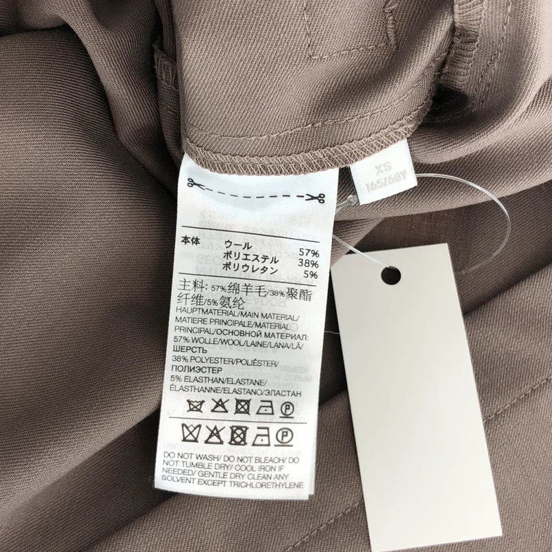 Y-3 / ワイスリー | W CLASSIC REFINED WOOL SKIRT ウール アシンメトリースカート | XS | レディース