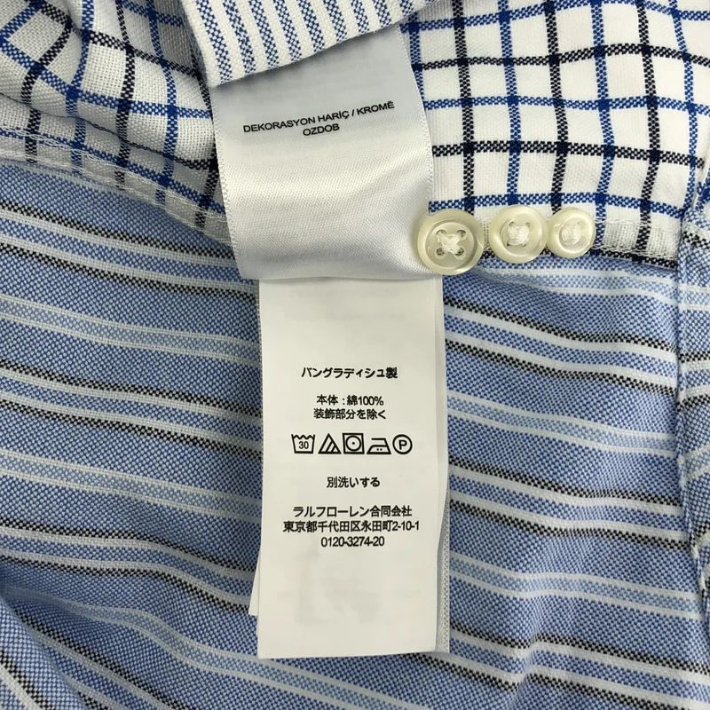 POLO RALPH LAUREN / ポロラルフローレン | チェック ワンポイントポニー シャツ | S | メンズ