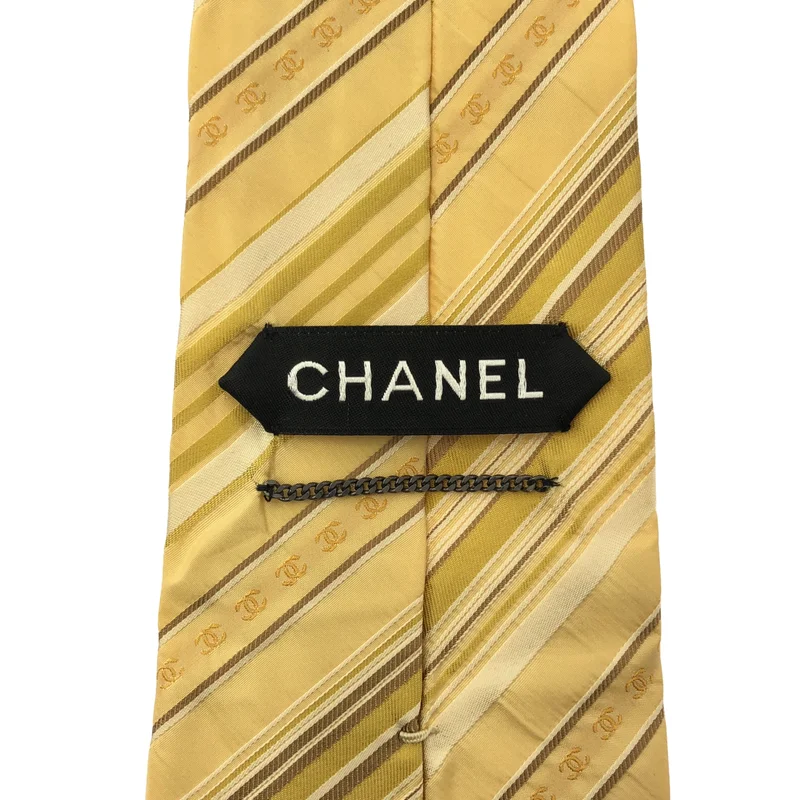 CHANEL / シャネル | シルク 総柄 ココマーク スーツ ネクタイ |