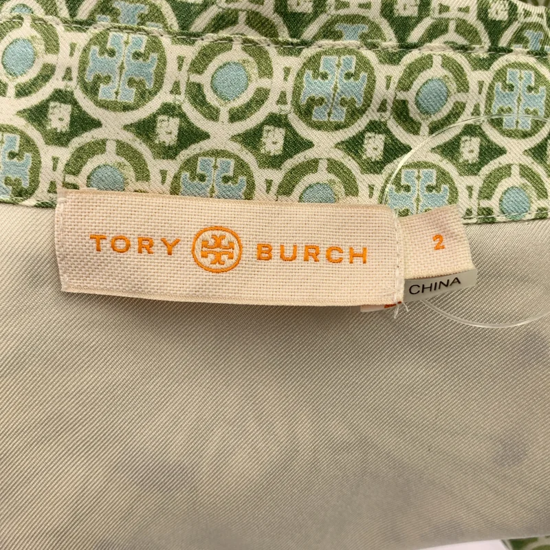 TORY BURCH / トリーバーチ | シルク ピンタック シャツワンピース | 2 | レディース