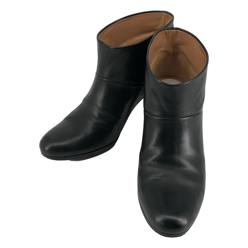 Maison Martin Margiela / メゾンマルタンマルジェラ | レザー ラウンドトゥ ブーツ | 36 1/2 | レディース